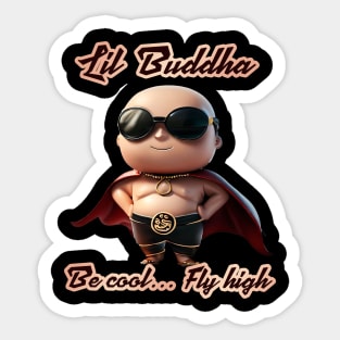 Lil Buddha superhero Sticker